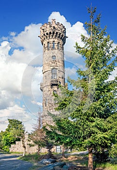 Observation tower rozhledna, North Bohemia Czechia photo